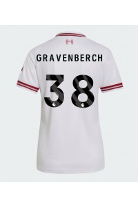 Liverpool Ryan Gravenberch #38 Fotballdrakt Borte Klær Dame 2026-27 Korte ermer